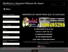 Tablet Screenshot of hechizosgitanosdeamor.com